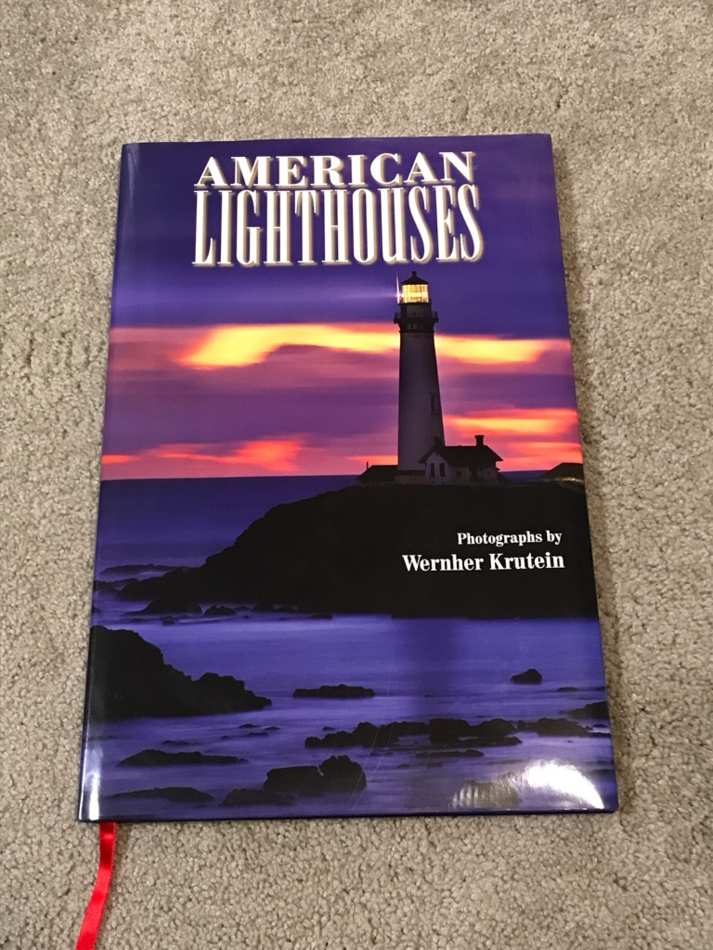 Original “American Lighthouse” coffee table book - hardback w dust jacket- 2008